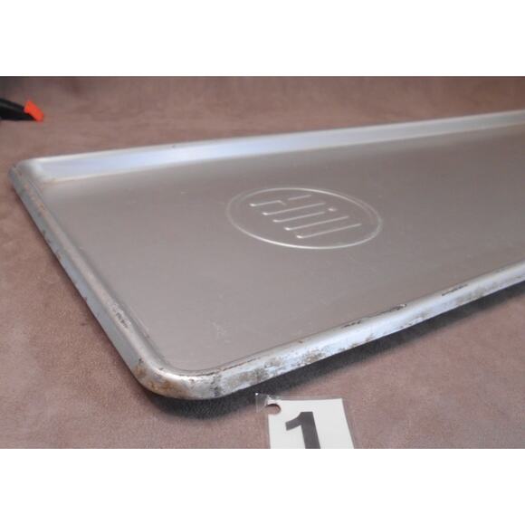 Antique HILL Aluminum Deli Case Display Tray # 1 30" X 10.5" Butcher Bakery - Picture 4 of 9